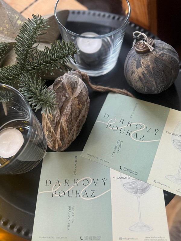 Dárkové poukazy a balíčky Králova Vila Zlín